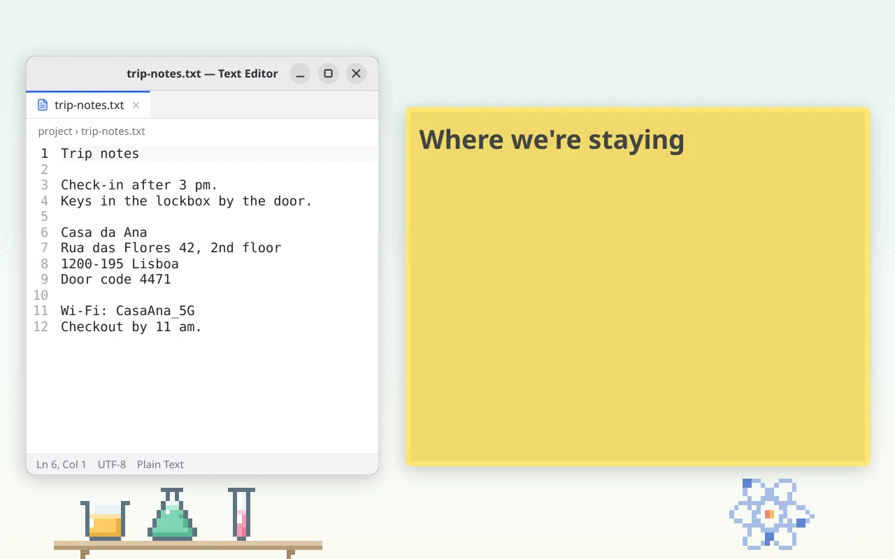 Pasting plain text preview
